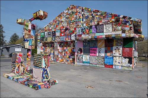 Wrapped Gas Station 