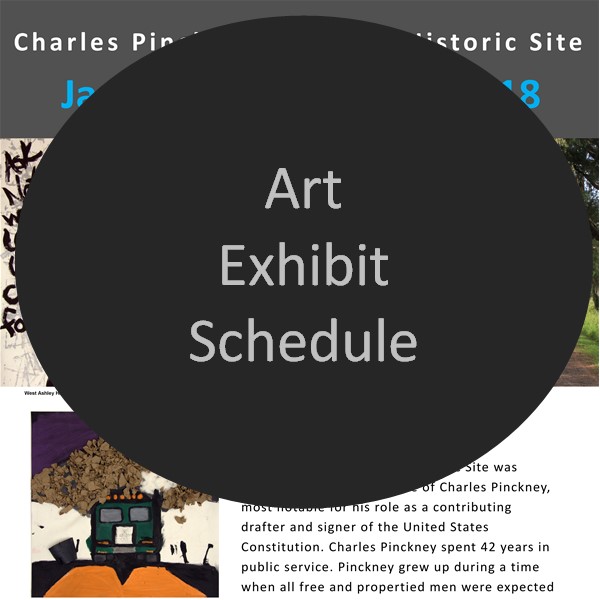 Schedule of Art Exhibits